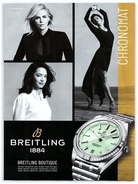 yao chen breitling|charlize breitling campaign.